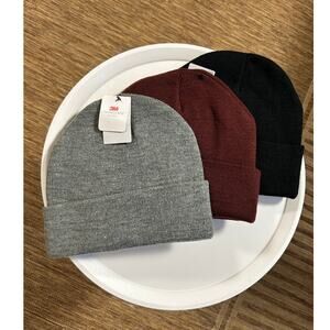 West Loop Unisex Adult 3M Winter Beanie Hat Bundle 3 Pc NWT